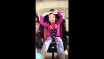 A dumb mother filming her child while she's driving and... FAIL! A big car crash!