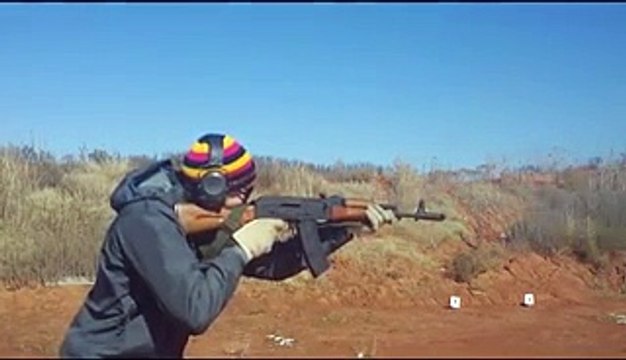 AK-47 FAIL! Shotgun explosion during shooting training