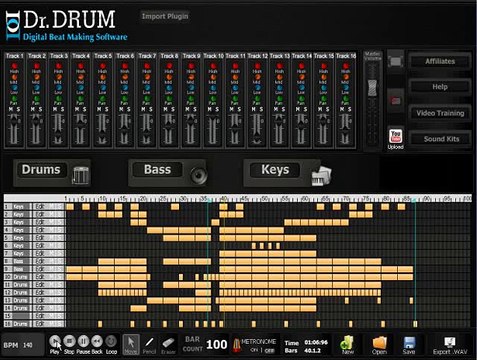 Dr. Drum / Digital Beat Making Software
