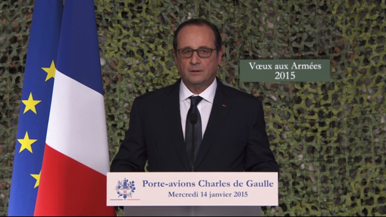 Allocution lors des voeux aux Armées