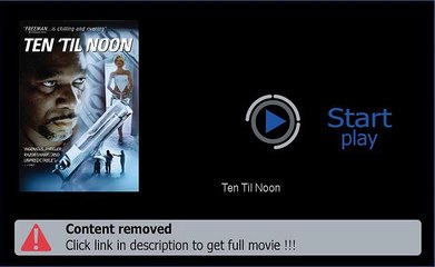 Ten Til Noon HD Full Movie
