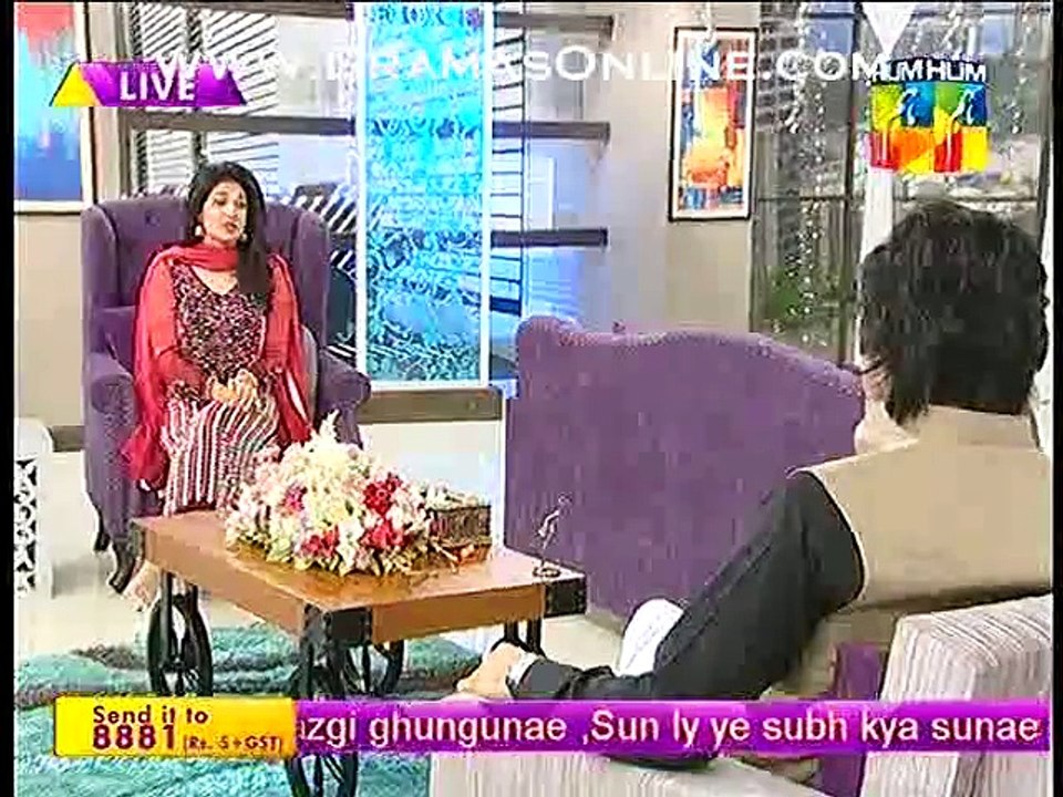 Actor Fahad telling how his wife sarwat gillani is responsible for getting into television industry