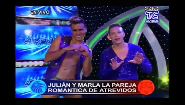Atrevidos: Marla y Julián comentan sobre el gran SÍ .