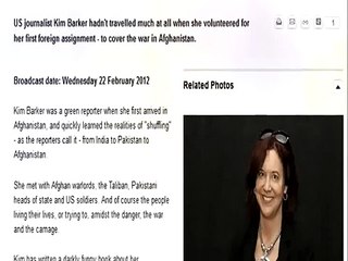 Kim Barker Exposes Nawaz Sharif in Interview on ABC Conversations with Richard Fidler