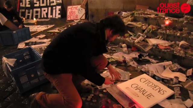 Rennes : le mémorial Je suis Charlie conservé aux archives