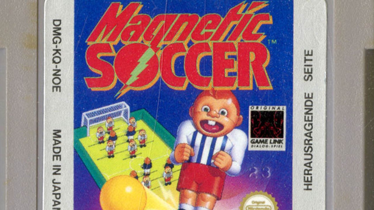 Classic Game Room - MAGNETIC SOCCER review for Game Boy