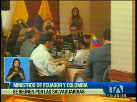 Ministros de Ecuador y Colombia se reúnen para tratar salvaguardias