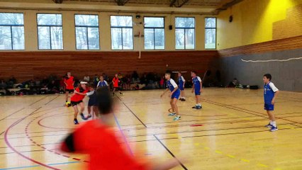 HBC Loudes contre St Priest au tournoi de Firminy le 4 janvier 2015