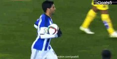 Vela C Goal Real Sociedad 1 - 1 Villarreal Copa del Rey 14-1-2015