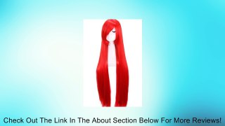 Hunnt� Long Cosplay Party Red Straight Wig 100cm Review