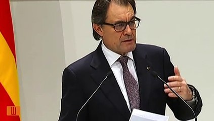 Mas anuncia eleccions el 27 de setembre