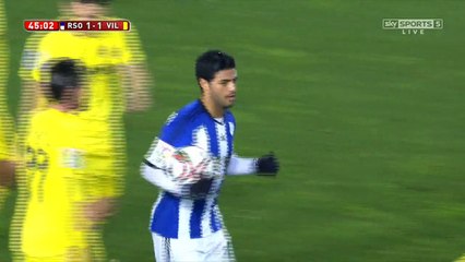 Real Sociedad - Villarreal 2-2, Carlos Vela (1-1, 45+1'), 14.01.2015. HD