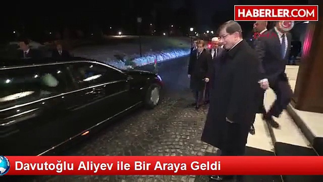 Davutoğlu-Aliyev Görüşmesi