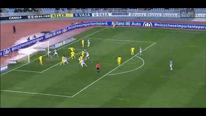 Real Sociedad 1-1 Villarreal - Goal Vela - 14-01-2015