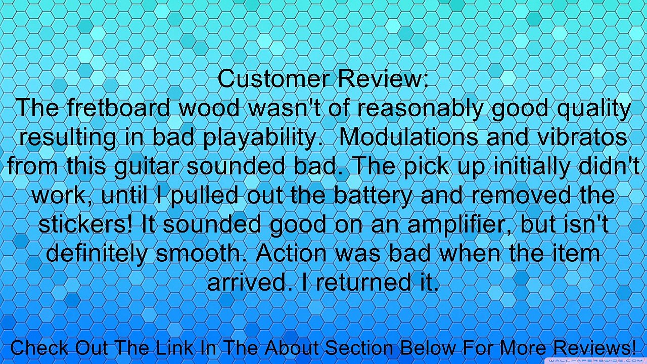 INDIANA Madison MAD-QTTB Acoustic-Electric Guitar - Tobacco Sunburst Review