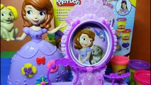 Disney Princess Sofia The First Amulet & Jewels Vanity Set Play Doh.