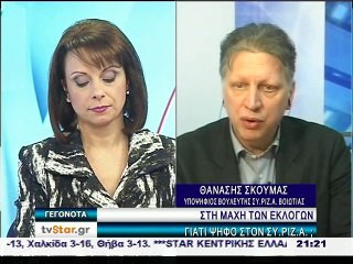 Αθ.Σκούμας υποψήφιος βουλευτής ΣΥΡΙΖΑ Βοιωτίας