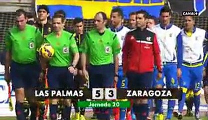 j.20 liga adelante 14/15 las palmas 5-zaragoza 3