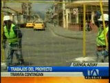 Trabajos de tranvía de Cuenca continúan