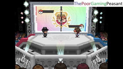 Viridian City Ground Type Pokemon Gym Leader Giovanni VS Ash In A Pokemon Volt White 2 Pokemon Battle / Match