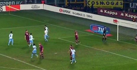 Goal (penalty) Ledesma K., Torino 1 - 3 Lazio - Italian Cup - 14/01/2015