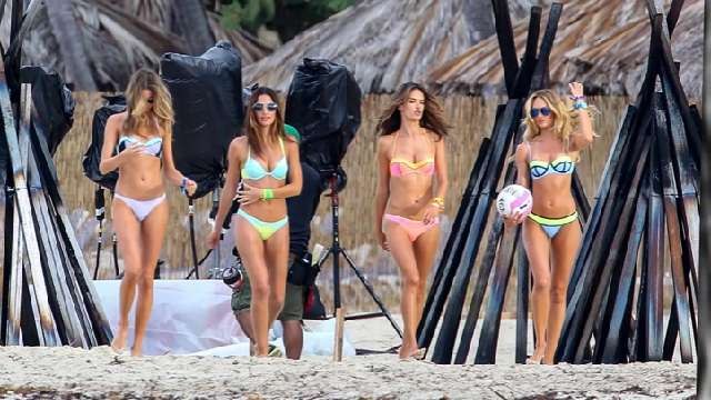 Victoria's Secret Models in Puerto Rico