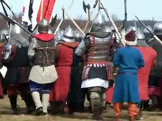 Combat moderne de chevaliers