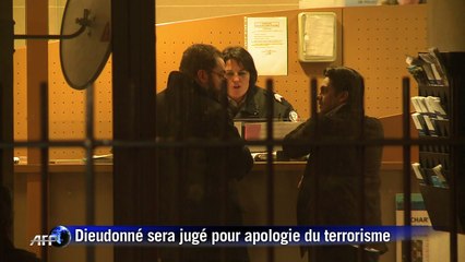 Dieudonné sera jugé pour apologie du terrorisme