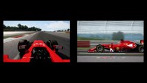 Ferrari F14 T, Silverstone National Circuit, Assetto Corsa, Onboard/Replay