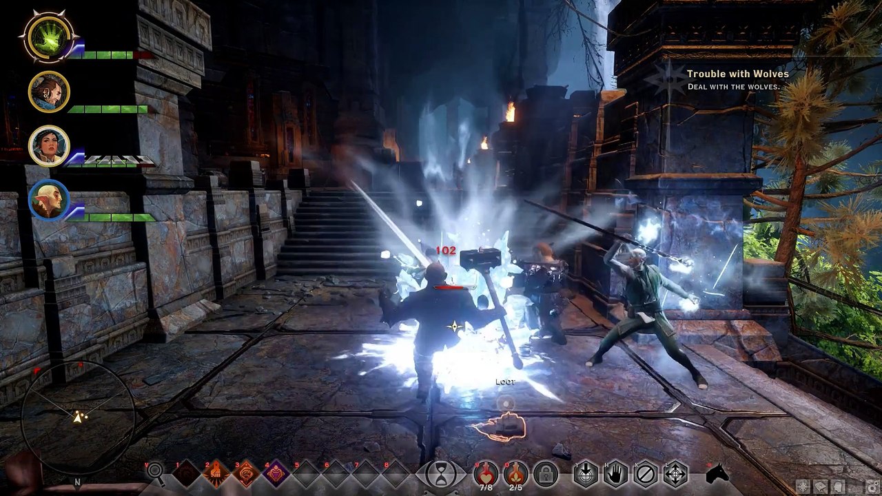 Dragon Age Inquisition 2h Warrior Lets Play - Looking into Valammar! Ep 21