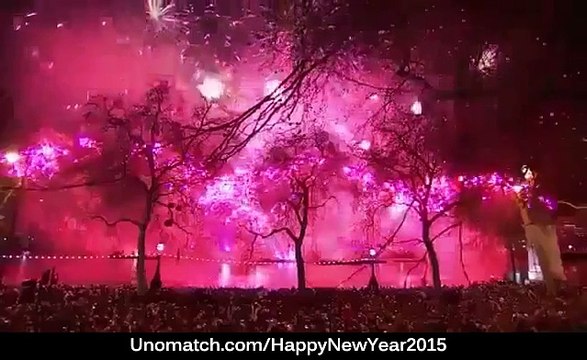 London Full Fireworks New Year Show Celebrations 2015 Must Watch