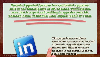 Mt Lebanon Appraisers - 412.831.1500 - Appraisal Mount Lebanon