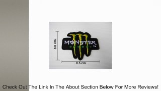 Monster Energy Patche Motorcycle Embroidered Sew on Iron On Size8x7.5 cm. Review