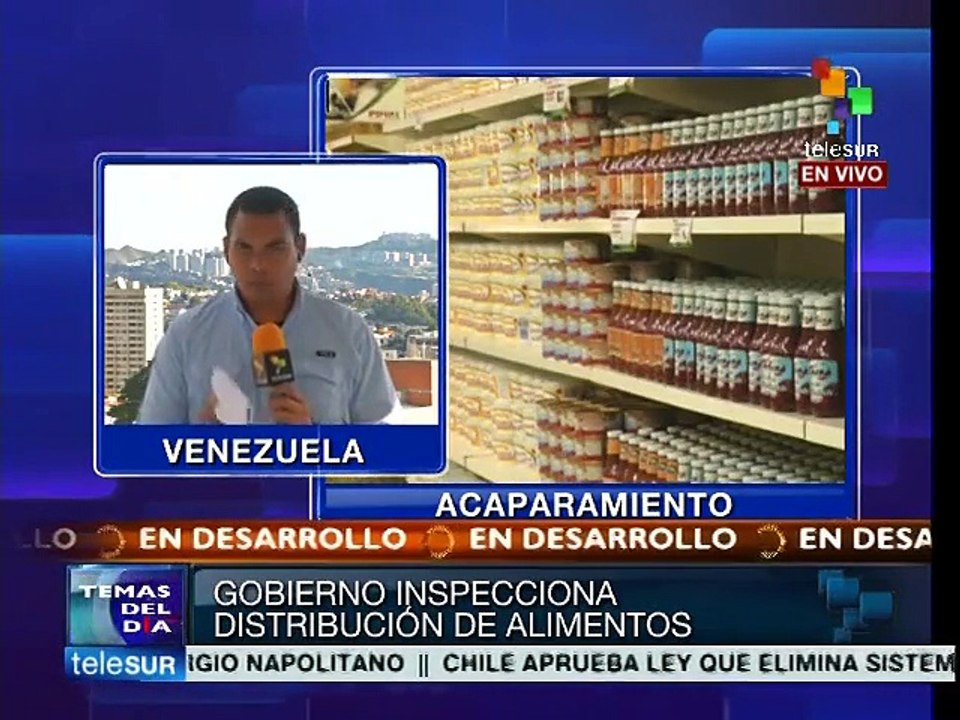 Venezuela: gobierno garantiza a población abastecimiento de alimentos