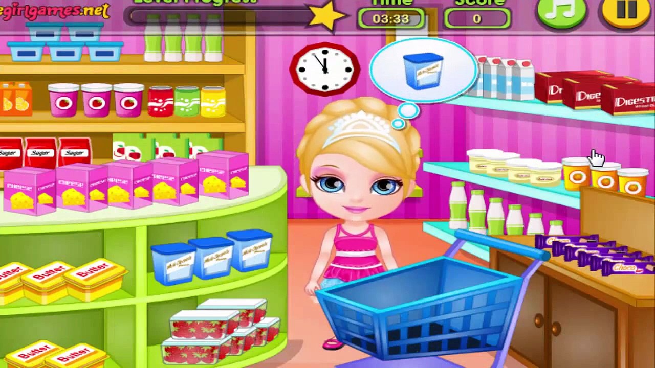 ║❸in❶║≈ ❶Barbie Goes Shopping ❷Baby Barbie Cake Surprise ❸Barbie Princess Charm School Dress