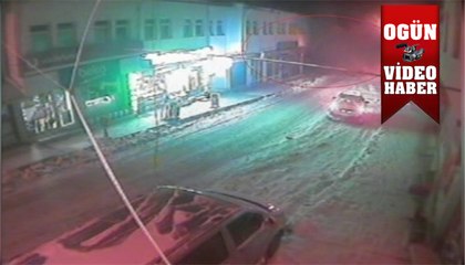 Kalorifer kazanı böyle patladı