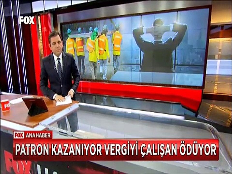 Patron kazanıyor vergiyi çalışan ödüyor çalışan patrondan çok vergi ödüyor