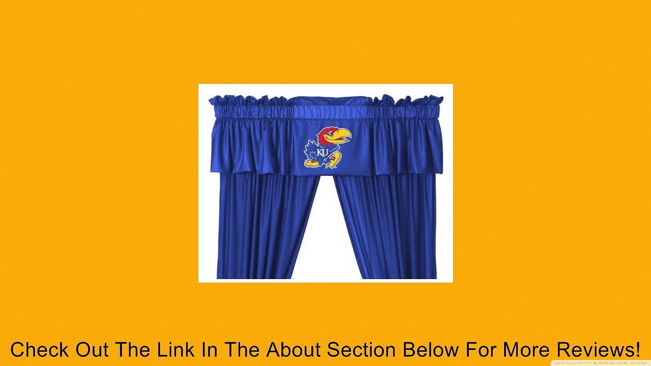 Kansas Jayhawks KU Window Treatments Valance and Drapes Review