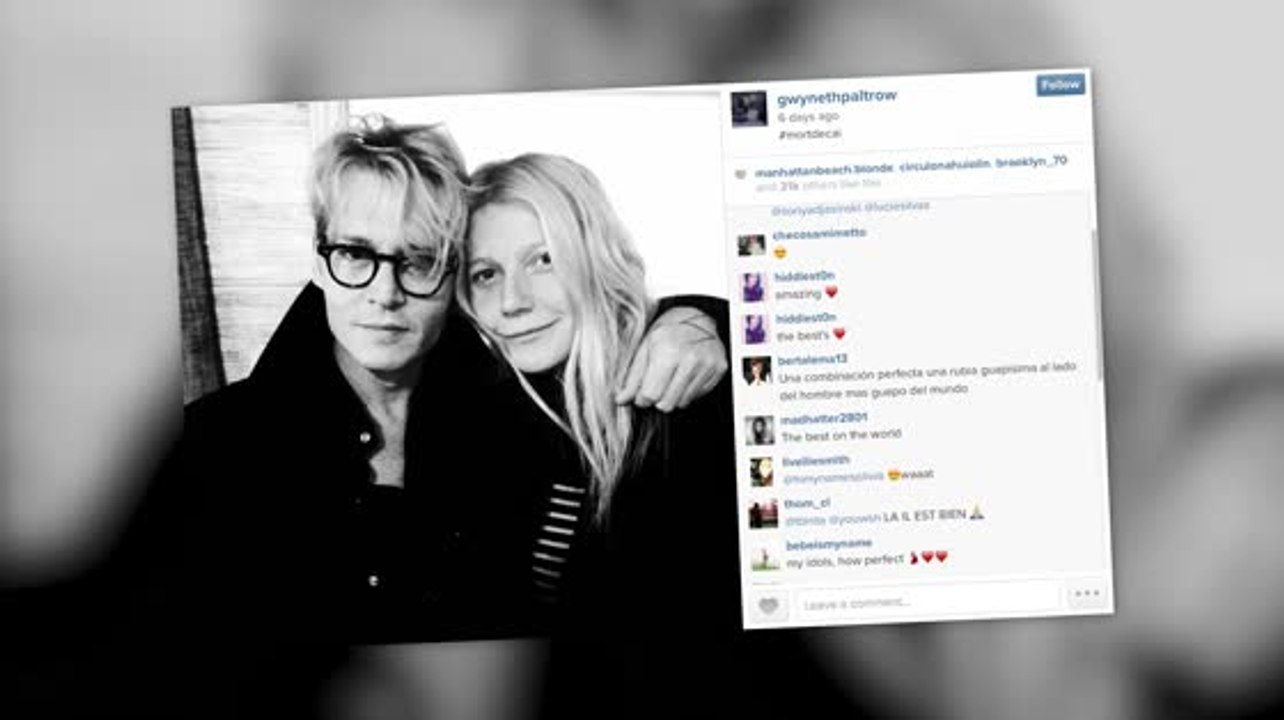 Gwyneth Paltrow Gushes About Working With Johnny Depp in Mortdecai