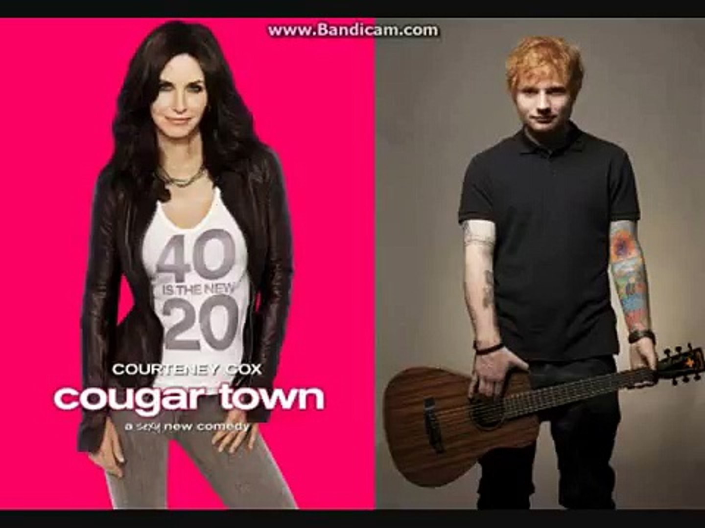 Ed Sheeran NEW SONG from Courtney Cox show Town 1-13-2015