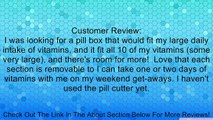 Detach N Go 7 Day Detachable Pill Organizer with Pill Cutter Review
