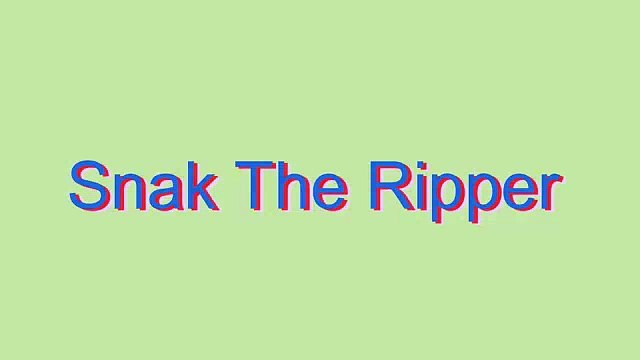 How to Pronounce Snak The Ripper