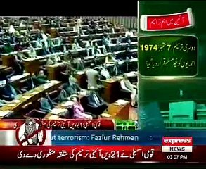 Molana Fazul Rahman Ne 21 Tarmiemi Bill Ki Makhalfat ki_06-01-2015