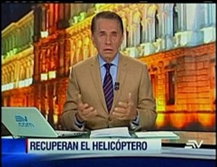 Helicóptero Dhruv que se accidentó ayer fue retirado del embalse de Chongón