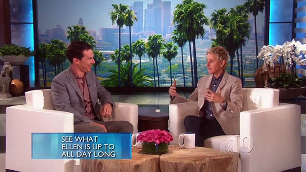 Benedict Cumberbatch on Ellen ( Full Interview )
