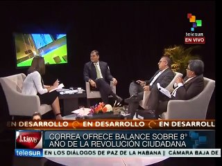 Correa ofrece balance de ocho años de Revolución Ciudadana