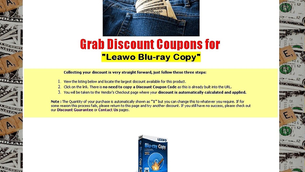 Leawo Blu-ray Copy Discount Coupon