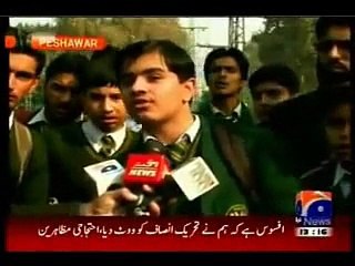 Army Public School student angry on Imran Khan