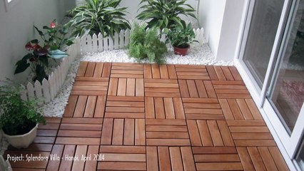 Ván Sàn Gỗ Tự Nhiên - Trang Trí Sân Vườn - Trang Trí Ngoại Thất