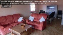 A vendre - maison - AMBERIEU EN BUGEY (01500) - 4 pièces - 85m²